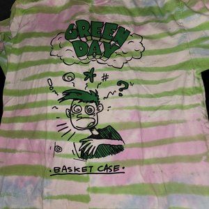 Vintage early 2000s green day hot topic shirt
